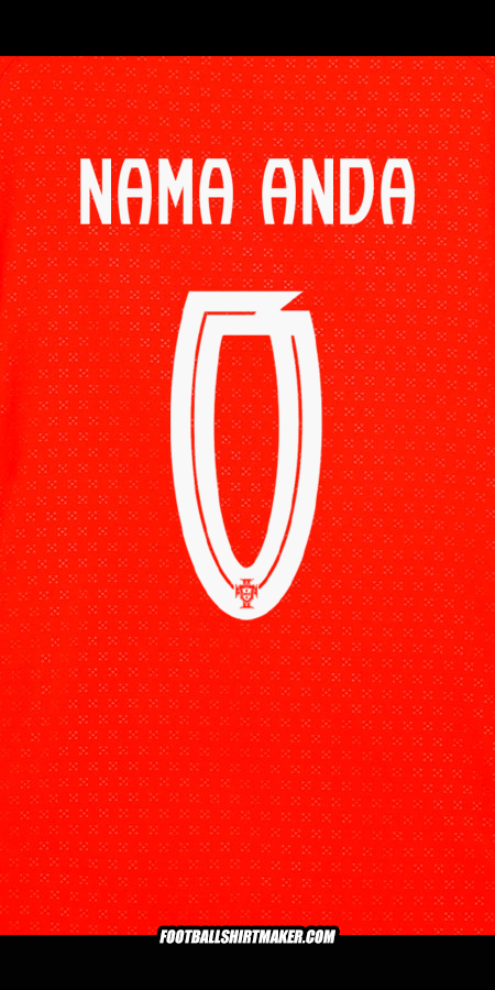 Jersey Portugal 2025 -  nama anda - 0