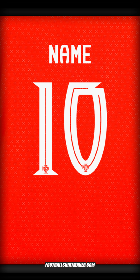 Shirt Portugal 2025 -  name - 10