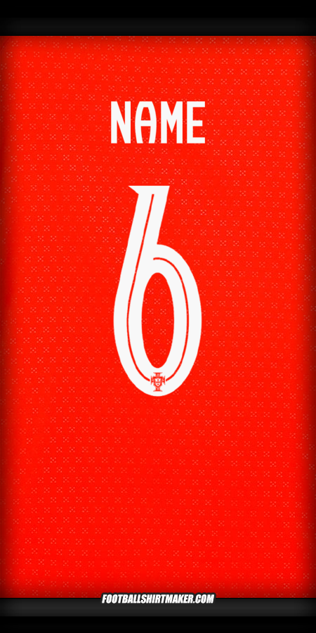 Shirt Portugal 2025 -  name - 6