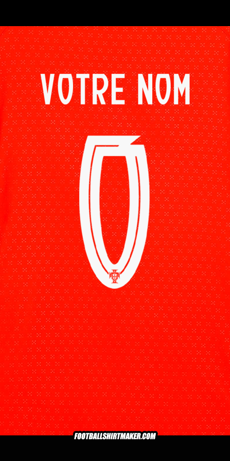 Maillot Portugal 2025 -  votre nom - 0