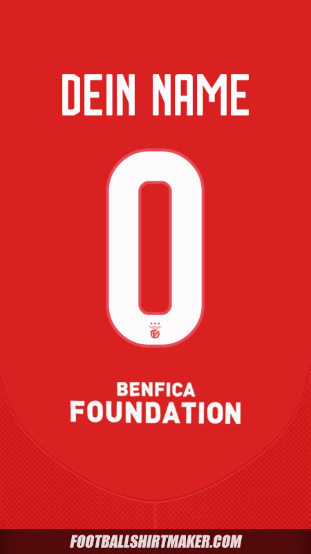 Trikot SL Benfica 2024/2025 UCL -  dein name - 0