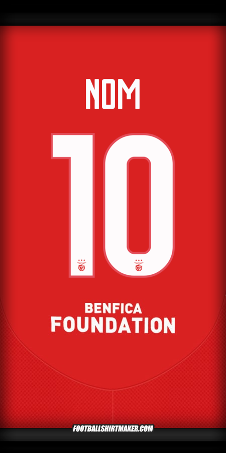 Maillot SL Benfica UCL 2024/2025 -  nom - 10