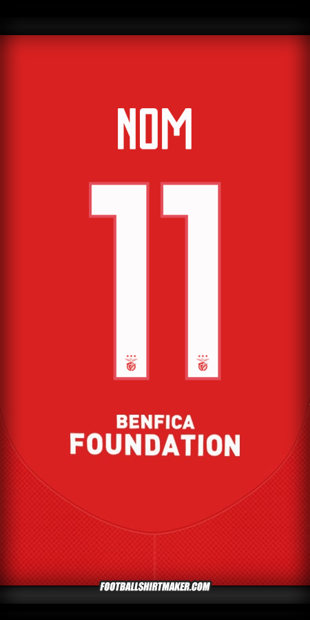 Maillot SL Benfica UCL 2024/2025 -  nom - 11