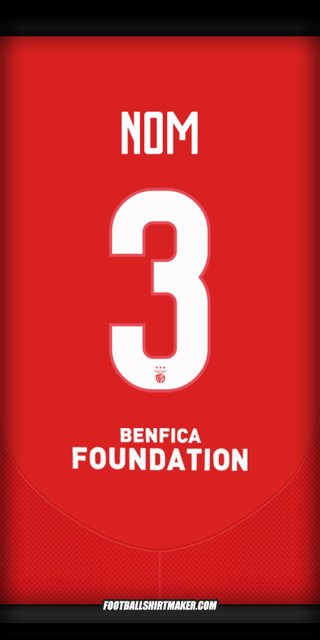 Maillot SL Benfica UCL 2024/2025 -  nom - 3