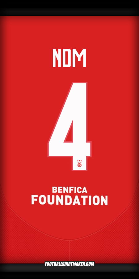 Maillot SL Benfica UCL 2024/2025 -  nom - 4