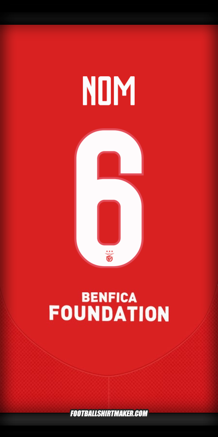 Maillot SL Benfica UCL 2024/2025 -  nom - 6