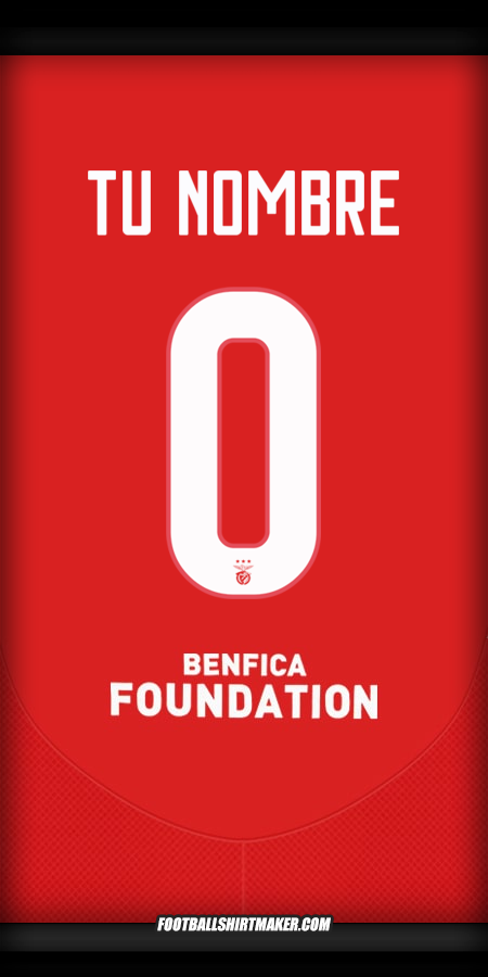 Camiseta SL Benfica UCL 2024/2025 -  tu nombre - 0