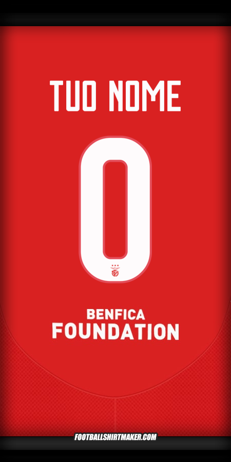Maglia SL Benfica UCL 2024/2025 -  tuo nome - 0
