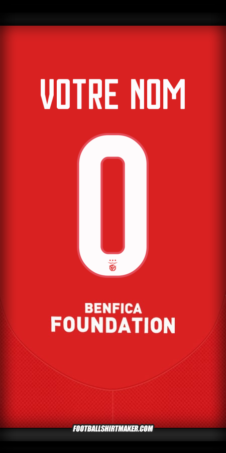 Maillot SL Benfica 2024/2025 UCL -  votre nom - 0