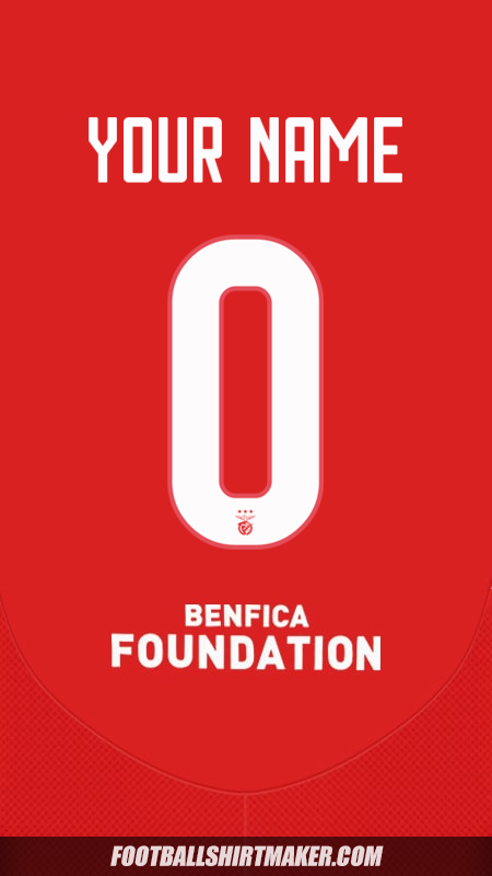 Jersey SL Benfica 2024/2025 UCL -  your name - 0