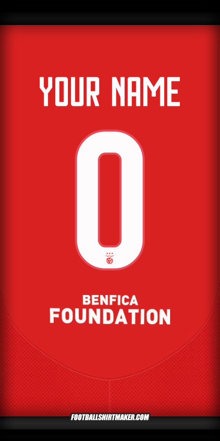 Jersey SL Benfica UCL 2024/2025 -  your name - 0