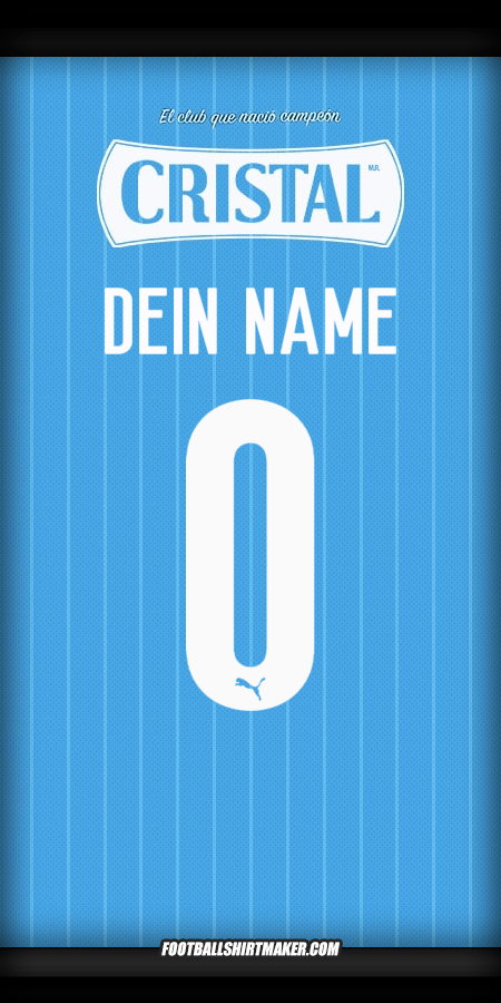 Trikot Sporting Cristal 2025 -  dein name - 0