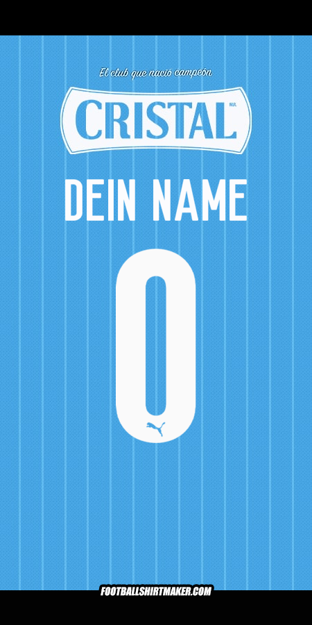 Trikot Sporting Cristal 2025 -  dein name - 0
