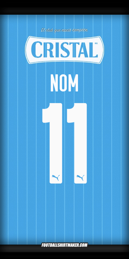 Maillot Sporting Cristal 2025 -  nom - 11