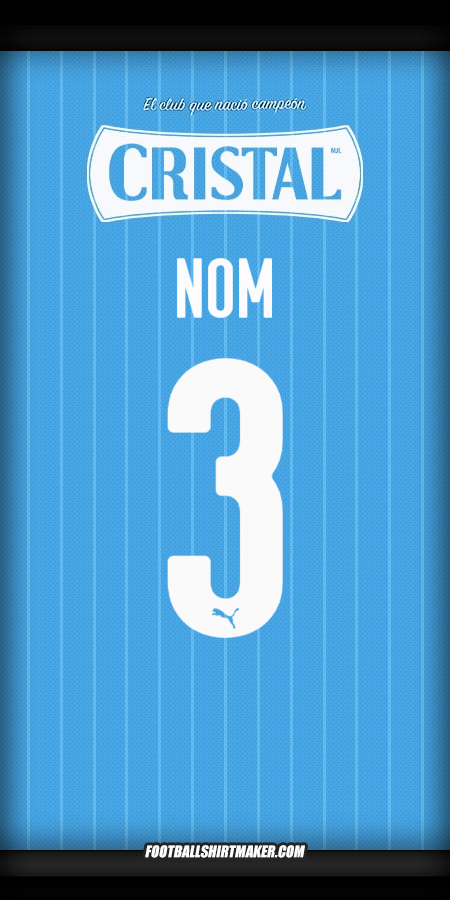 Maillot Sporting Cristal 2025 -  nom - 3