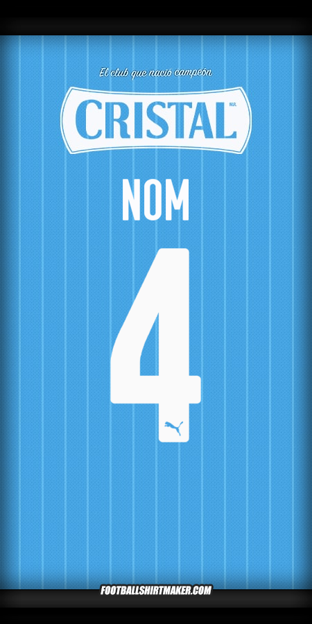 Maillot Sporting Cristal 2025 -  nom - 4
