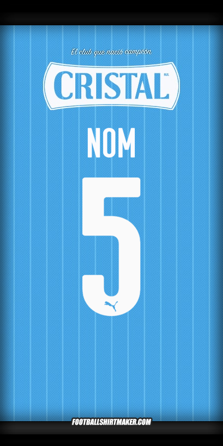 Maillot Sporting Cristal 2025 -  nom - 5