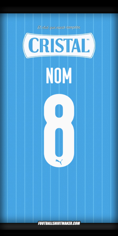 Maillot Sporting Cristal 2025 -  nom - 8
