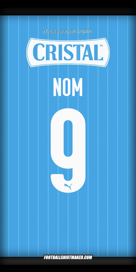 Maillot Sporting Cristal 2025 -  nom - 9