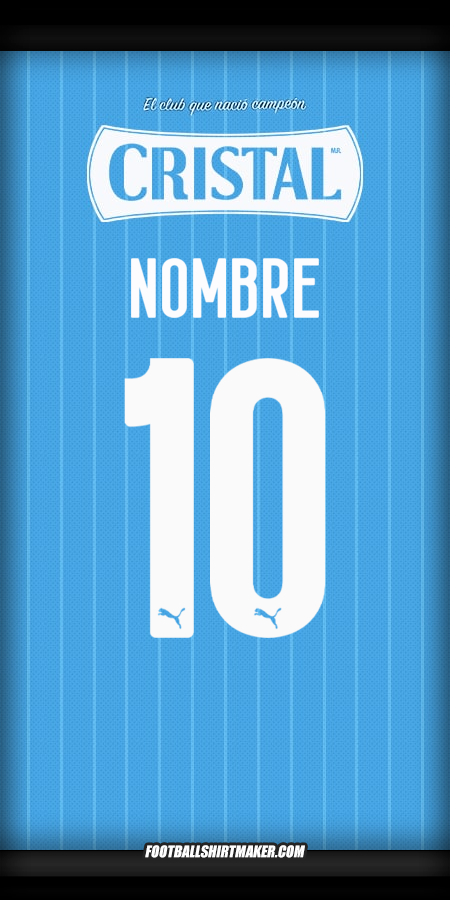 Jersey Sporting Cristal 2025 -  nombre - 10