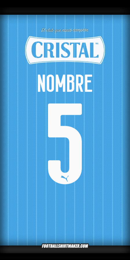 Jersey Sporting Cristal 2025 -  nombre - 5