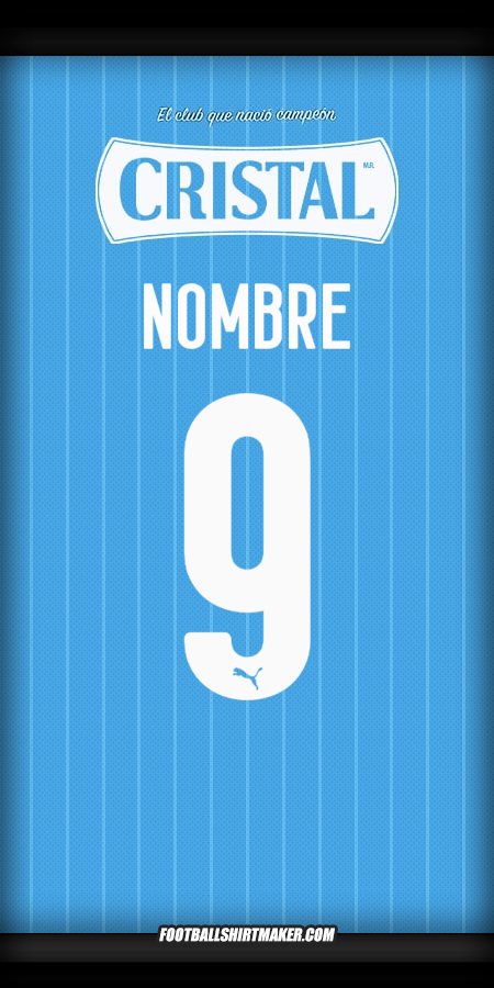 Jersey Sporting Cristal 2025 -  nombre - 9