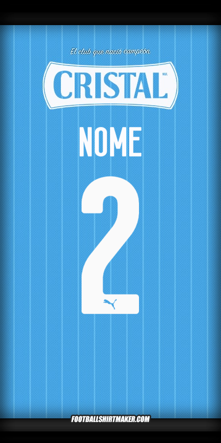 Camisola Sporting Cristal 2025 -  nome - 2