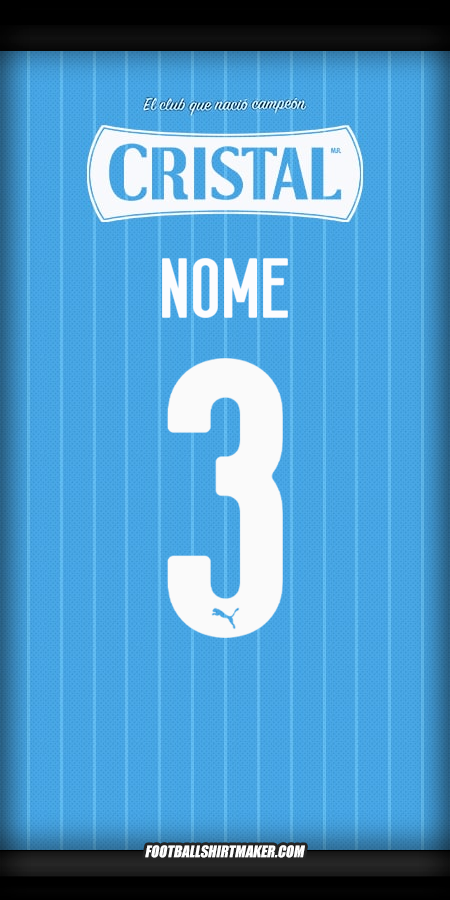 Camisa Sporting Cristal 2025 -  nome - 3