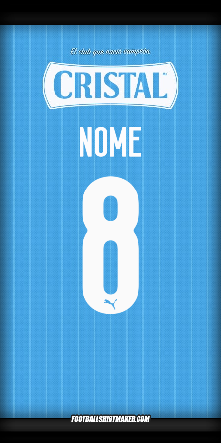 Camisa Sporting Cristal 2025 -  nome - 8