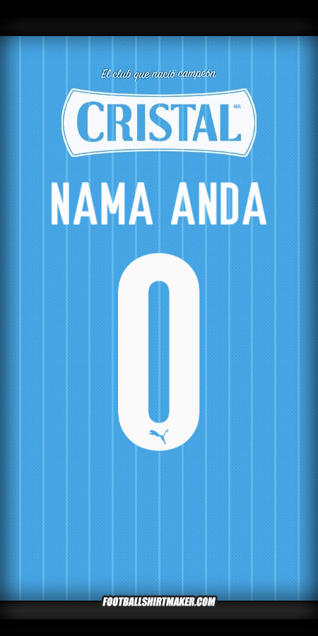 Jersey Sporting Cristal 2025 -  nama anda - 0