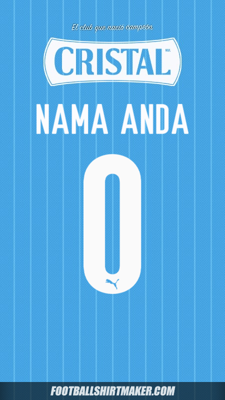 Jersey Sporting Cristal 2025 -  nama anda - 0