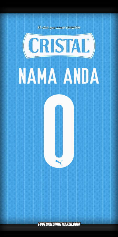 Jersey Sporting Cristal 2025 -  nama anda - 0