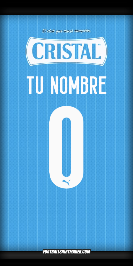 Camiseta Sporting Cristal 2025 -  tu nombre - 0
