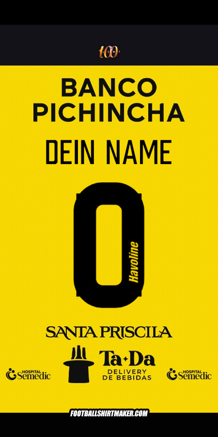 Trikot Barcelona SC 2025 -  dein name - 0