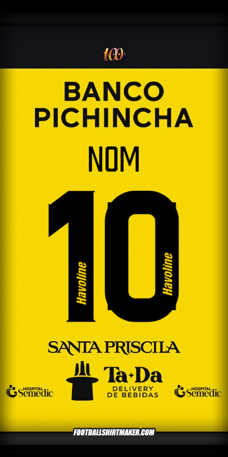 Maillot Barcelona SC 2025 -  nom - 10