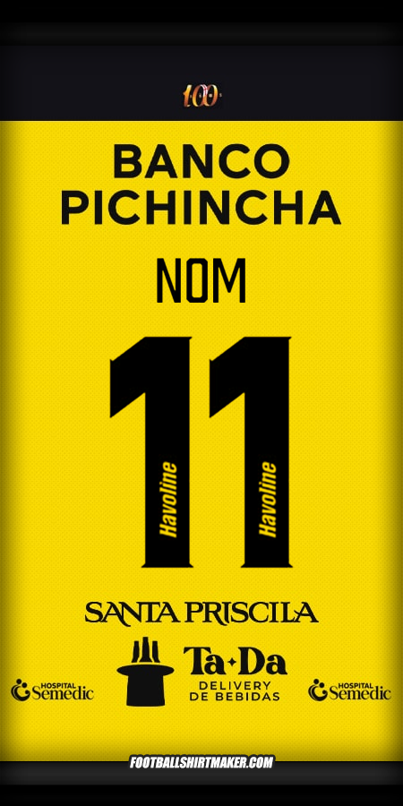 Maillot Barcelona SC 2025 -  nom - 11