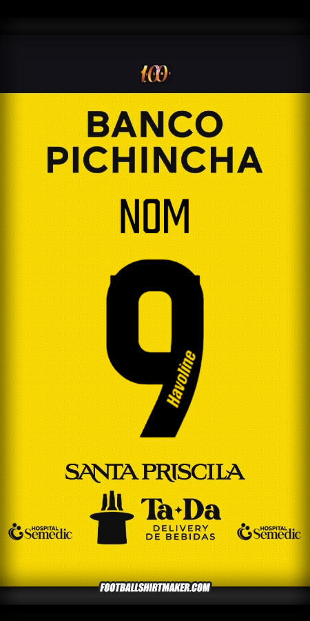 Maillot Barcelona SC 2025 -  nom - 9