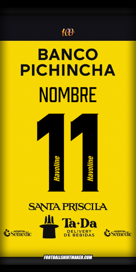 Jersey Barcelona SC 2025 -  nombre - 11