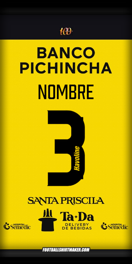 Jersey Barcelona SC 2025 -  nombre - 3