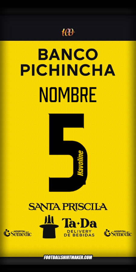 Camiseta Barcelona SC 2025 -  nombre - 5