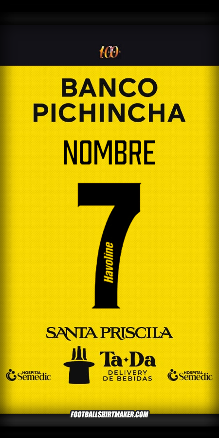 Camiseta Barcelona SC 2025 -  nombre - 7