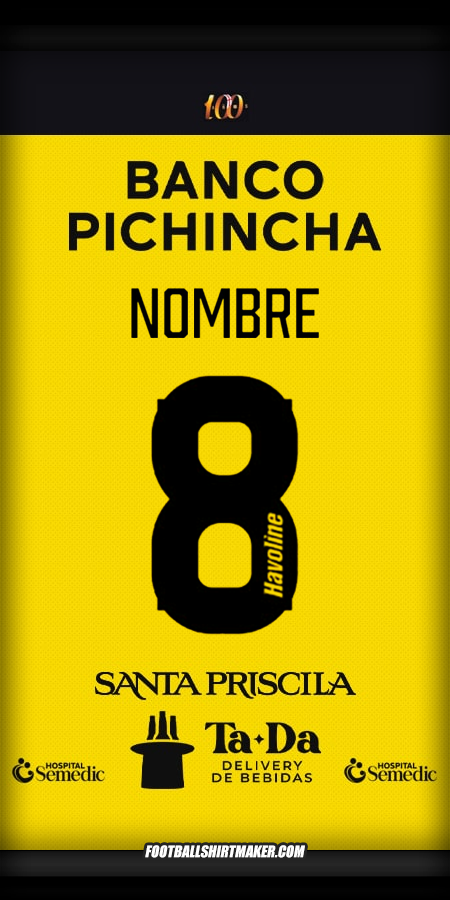 Camiseta Barcelona SC 2025 -  nombre - 8