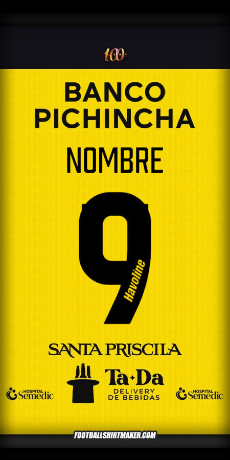 Jersey Barcelona SC 2025 -  nombre - 9