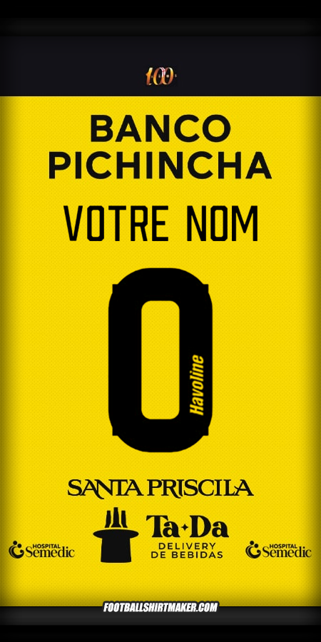 Maillot Barcelona SC 2025 -  votre nom - 0