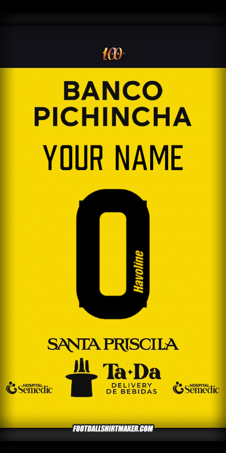 Jersey Barcelona SC 2025 -  your name - 0