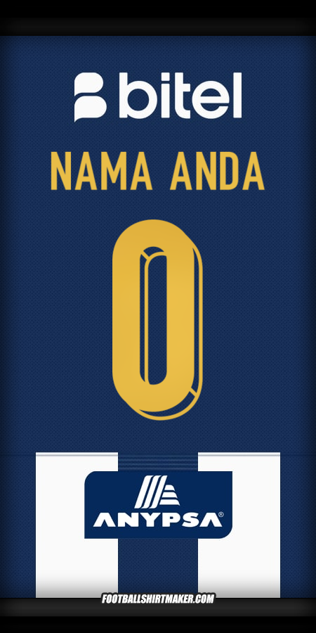 Jersey Club Alianza Lima 2025 -  nama anda - 0