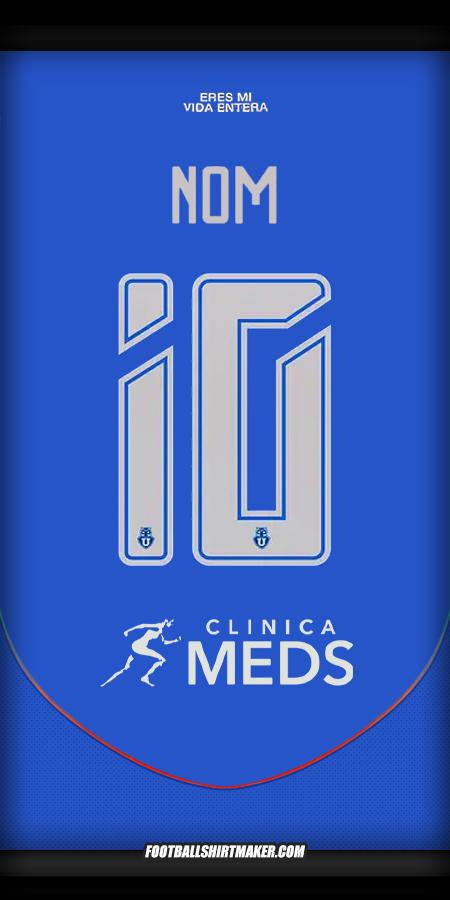 Maillot Universidad de Chile 2025 -  nom - 10