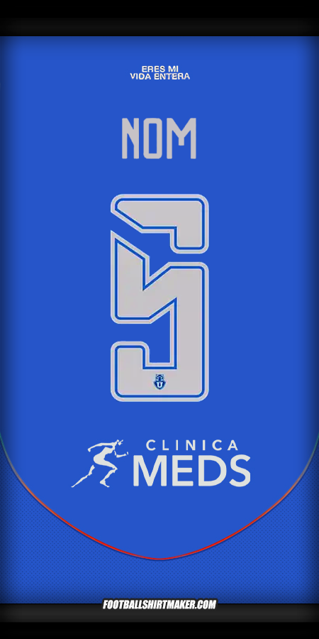 Maillot Universidad de Chile 2025 -  nom - 5