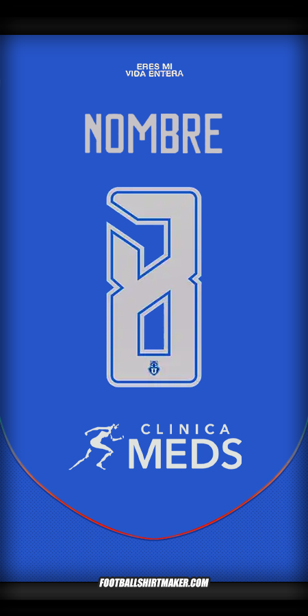 Jersey Universidad de Chile 2025 -  nombre - 8