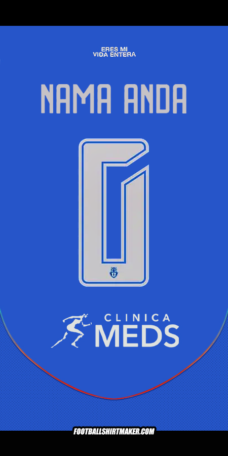Jersey Universidad de Chile 2025 -  nama anda - 0